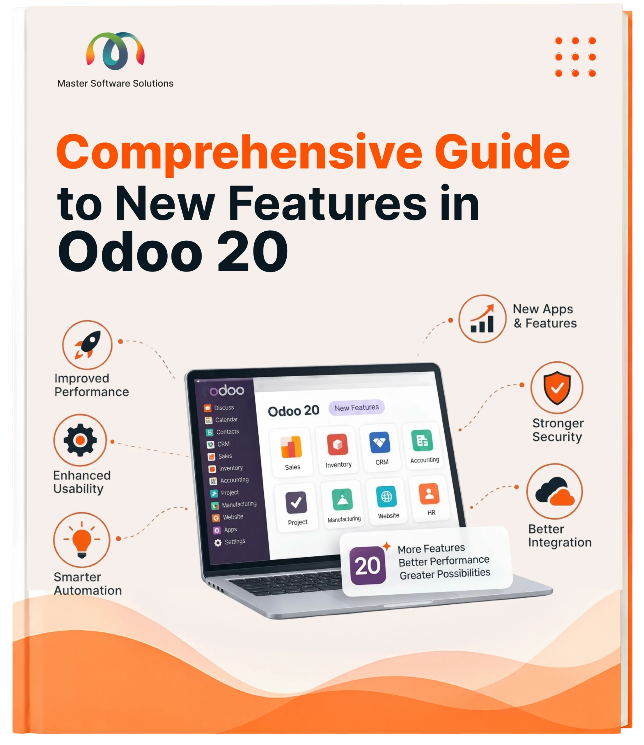 Ravi Garg, Master Software Solutions, Comprehensive Guide to New Features in Odoo 20, Odoo 20 Guide Cover